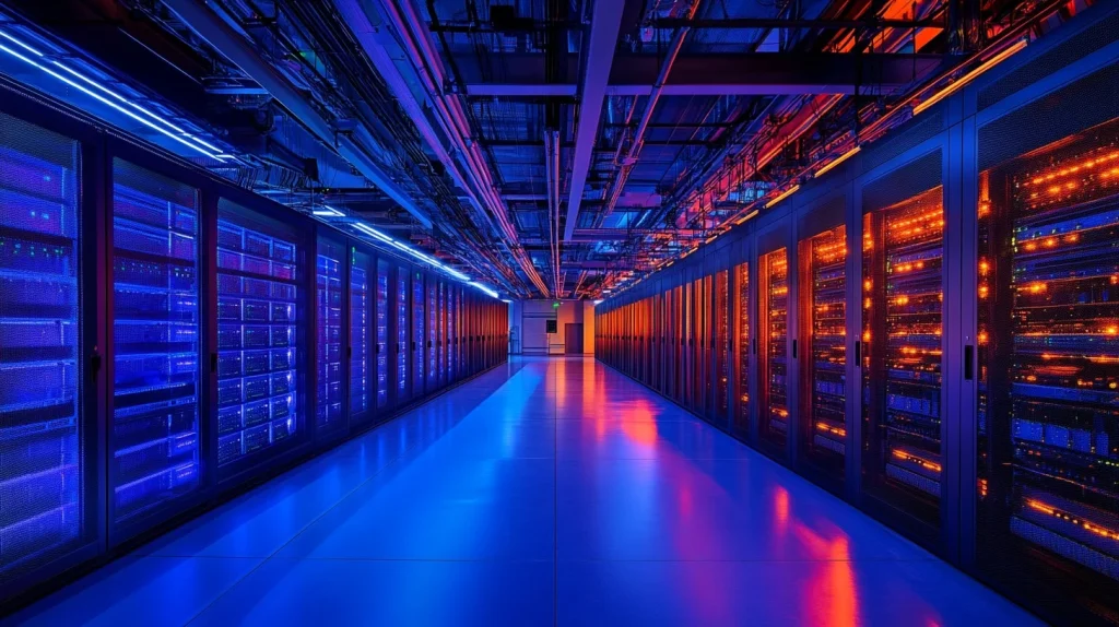 futuristic data center