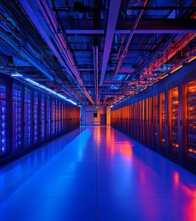 futuristic data center